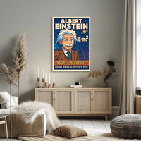 Albert Einstein Theory Of Relativity Poster