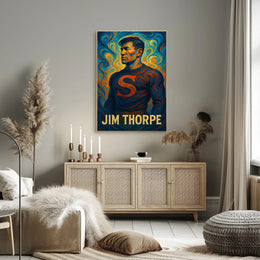 Jim Thorpe Legendary Athlete Poster