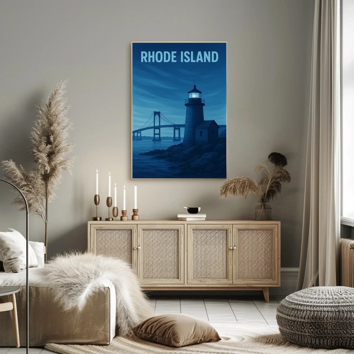 Rhode Island Coastal Scene Poster