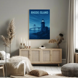 Rhode Island Coastal Scene Poster