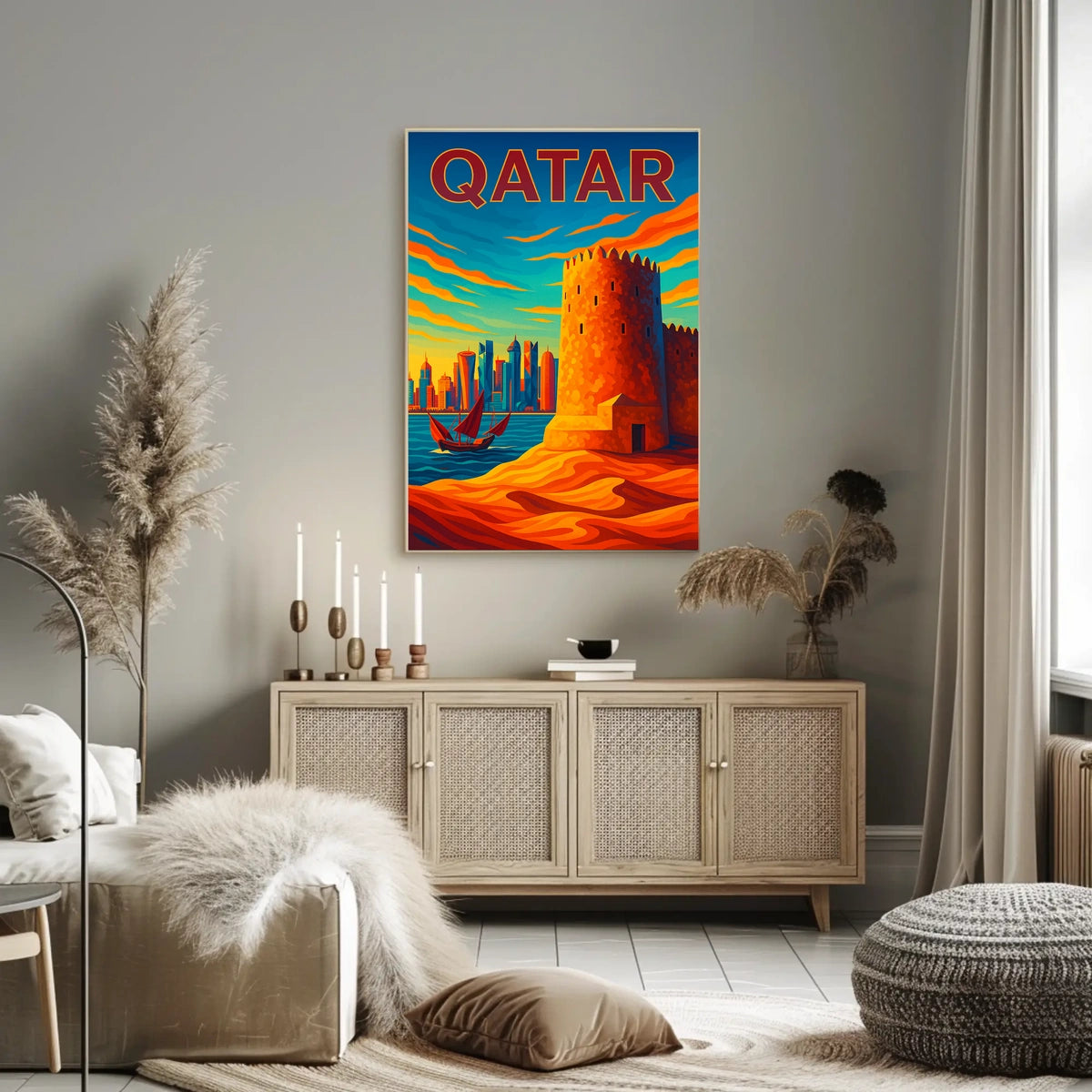 Qatar A Blend Of Tradition And Poster