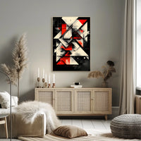 Geometric Abstraction Abstract Poster