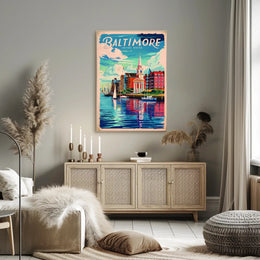 Baltimore Travel Poster