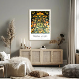 William Morris Cotton Prints Exhibition Poster