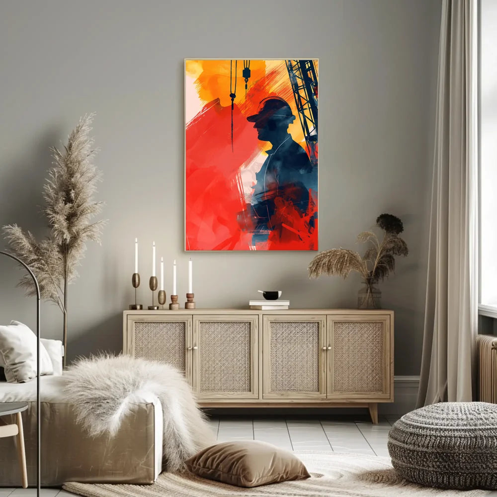Vintage Parisian Landmark Art Poster