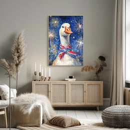 patriotic goose Poster