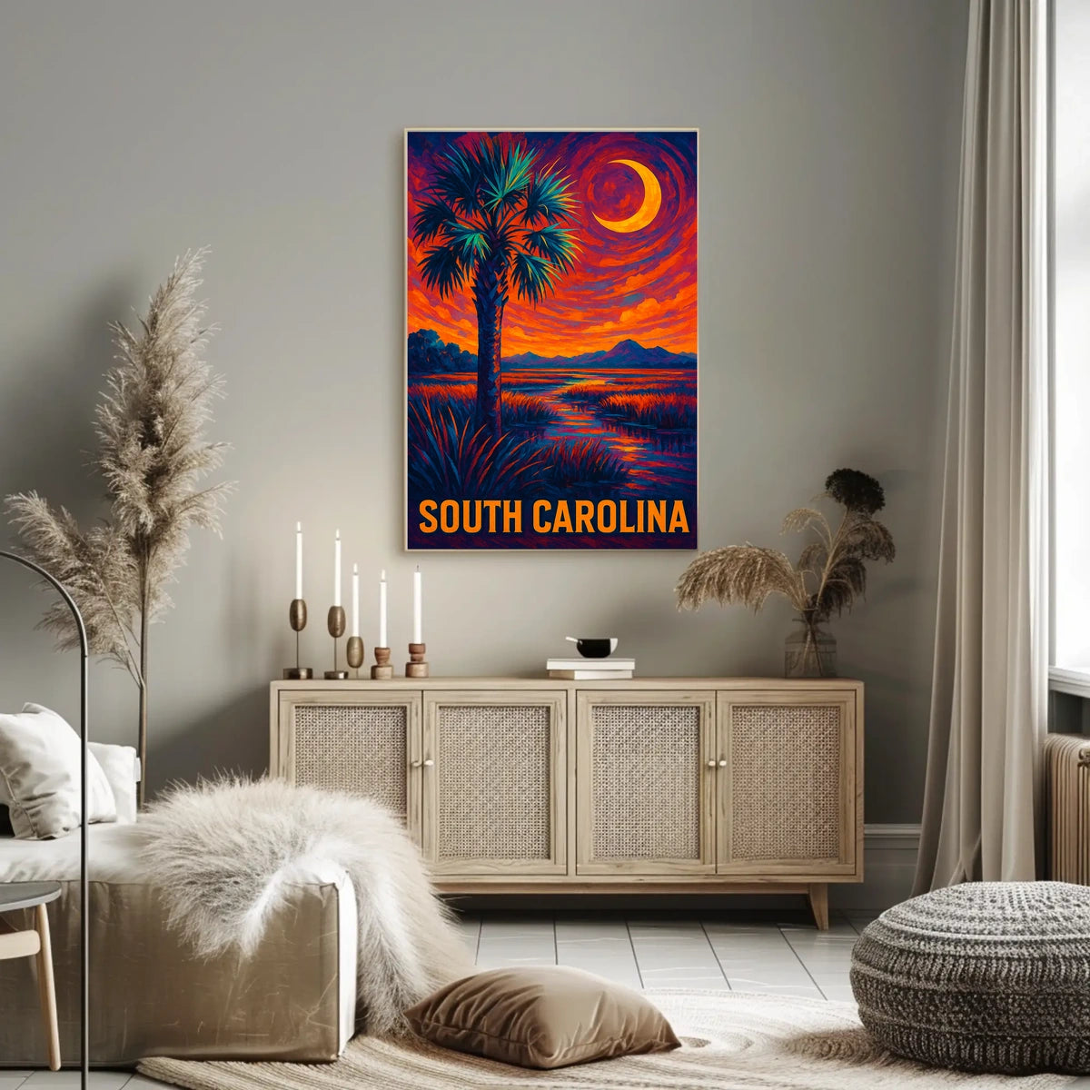 South Carolina Sunset Poster