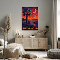 South Carolina Sunset Poster