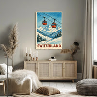 Switzerland Alpine Adventure Poster