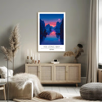Scenic Ha Long Bay Travel Poster