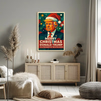 Santa's Festive Delight: Christmas Pop Culture Poster