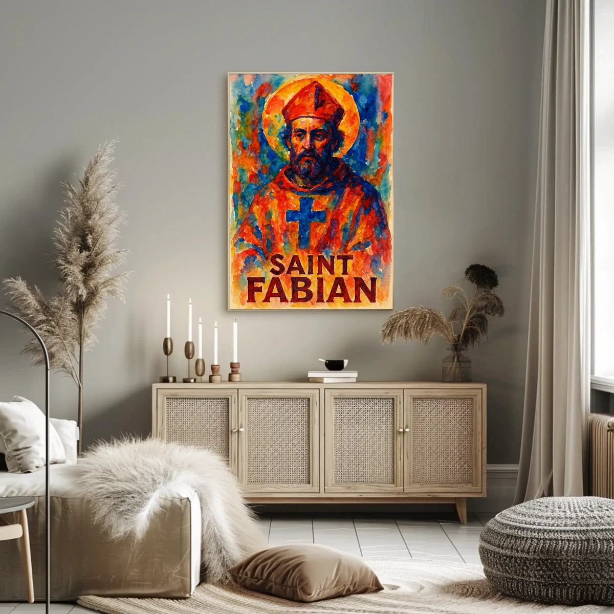 Saint Fabian Poster