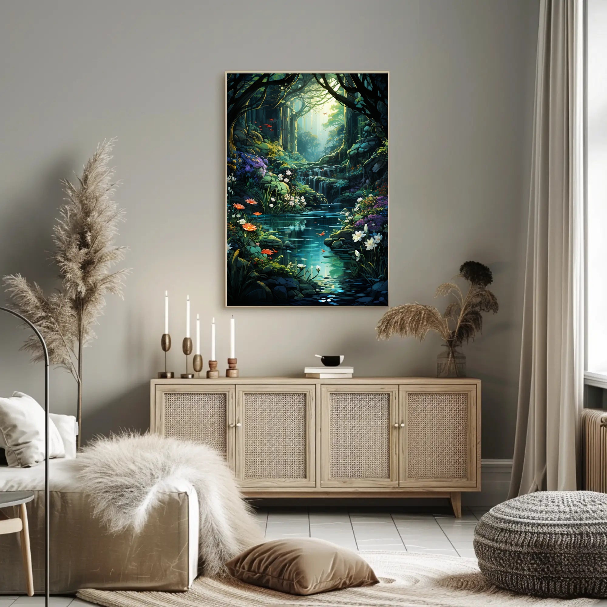 Enchanted Forest Oasis Poster