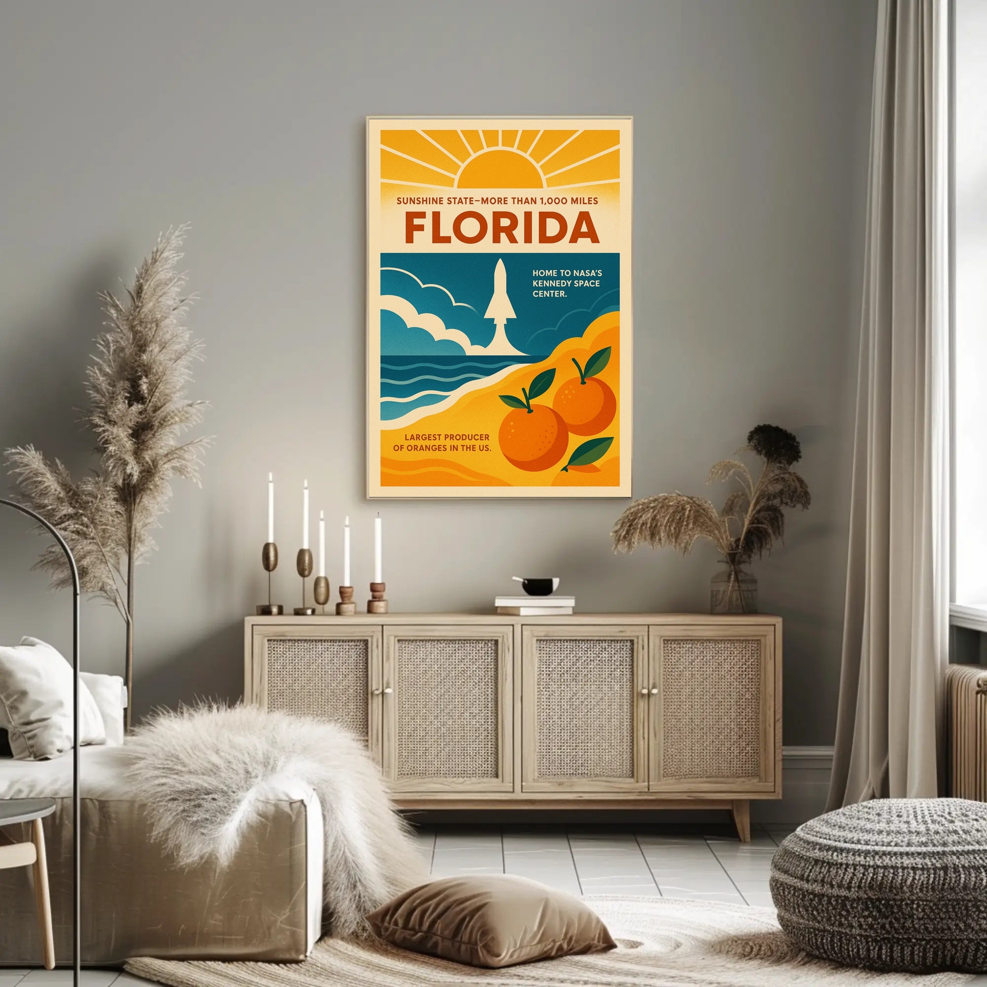 Florida The Sunshine State Poster