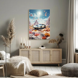 Futuristic Escape Poster PosterGoat