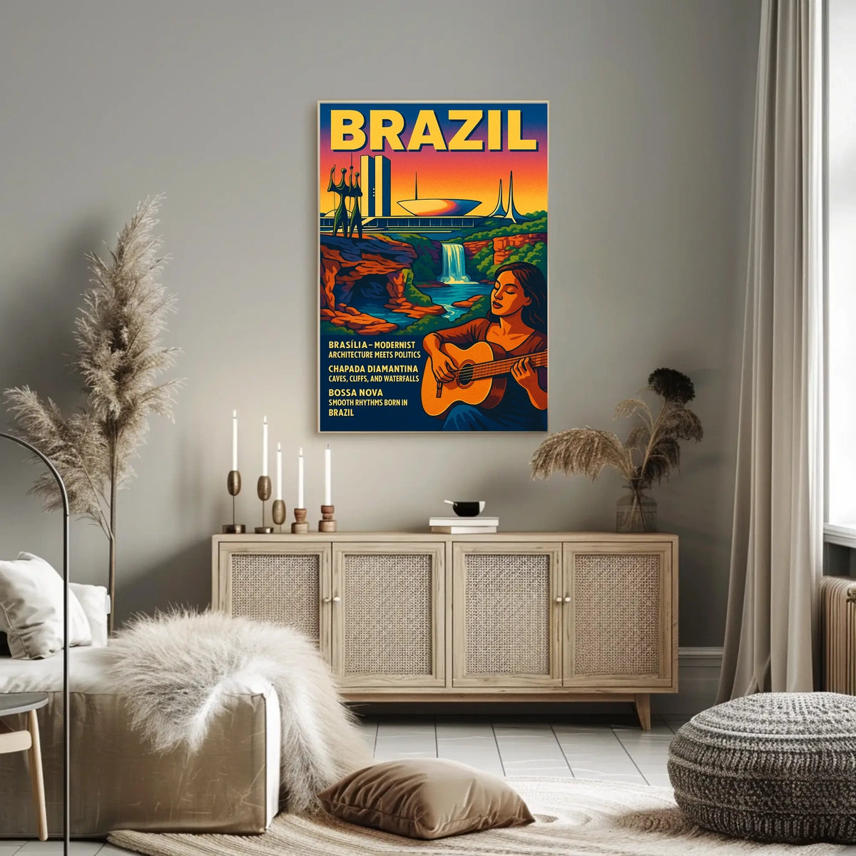 Discover Brazil Poster