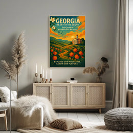 Georgia Heart Of The South Poster