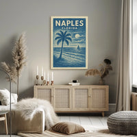 Naples Florida Coastal Serenity Poster Wall Art Decor