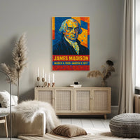 James Madison Presidential Term Poster