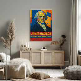James Madison Presidential Term Poster