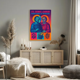 Sts. Cosmas Damian Patron Saints Of Poster