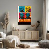Martin Van Buren Pop Art Poster