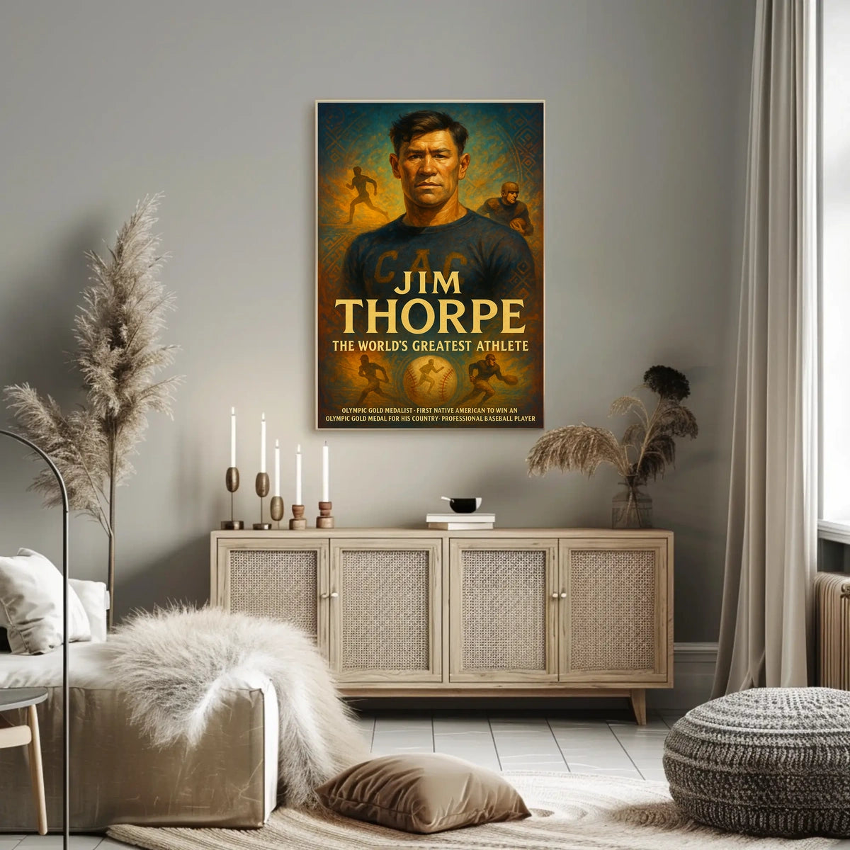 Jim Thorpe The Worlds Greatest Athlete Poster