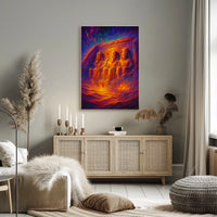 Mystical Egyptian Monuments Poster