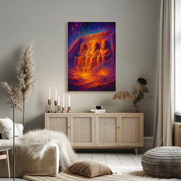 Mystical Egyptian Monuments Poster