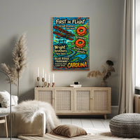First in Flight Celebrating Carolina Poster