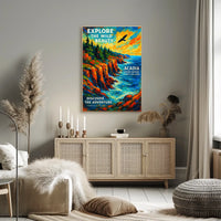 Explore the Wild Beauty of Acadia Poster