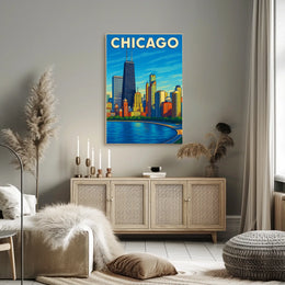 Chicago Skyline Poster