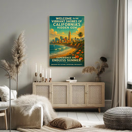 Welcome to Californias Hidden Gem Poster PosterGoat