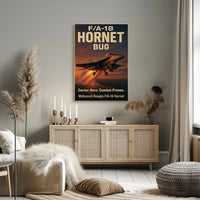 F/A-18 Hornet Takes Flight - Poster