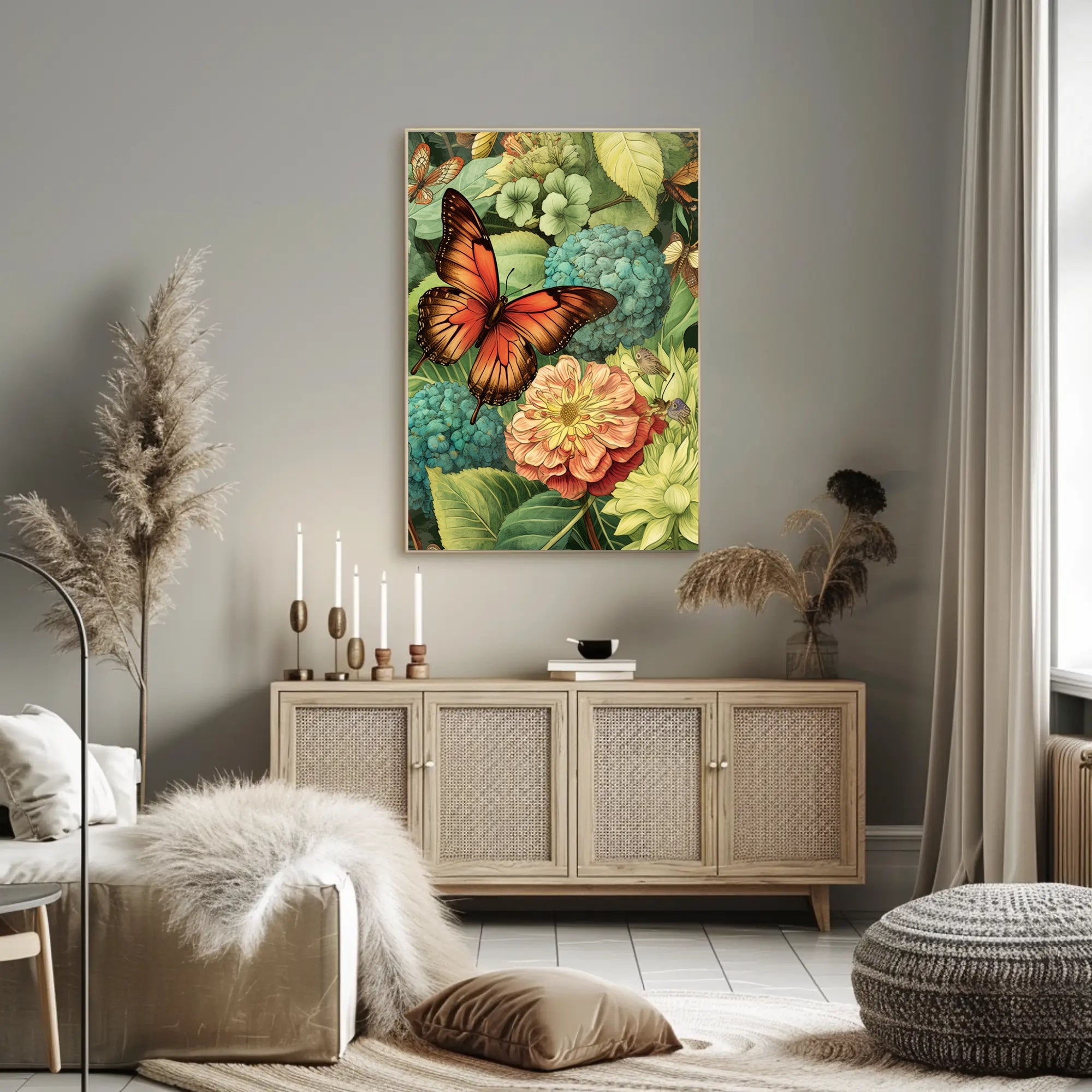 Vibrant Garden Harmony Poster