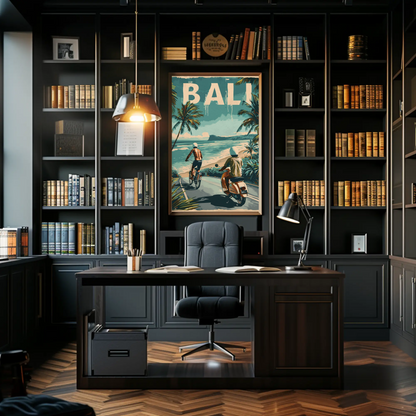 Bali Vintage Poster