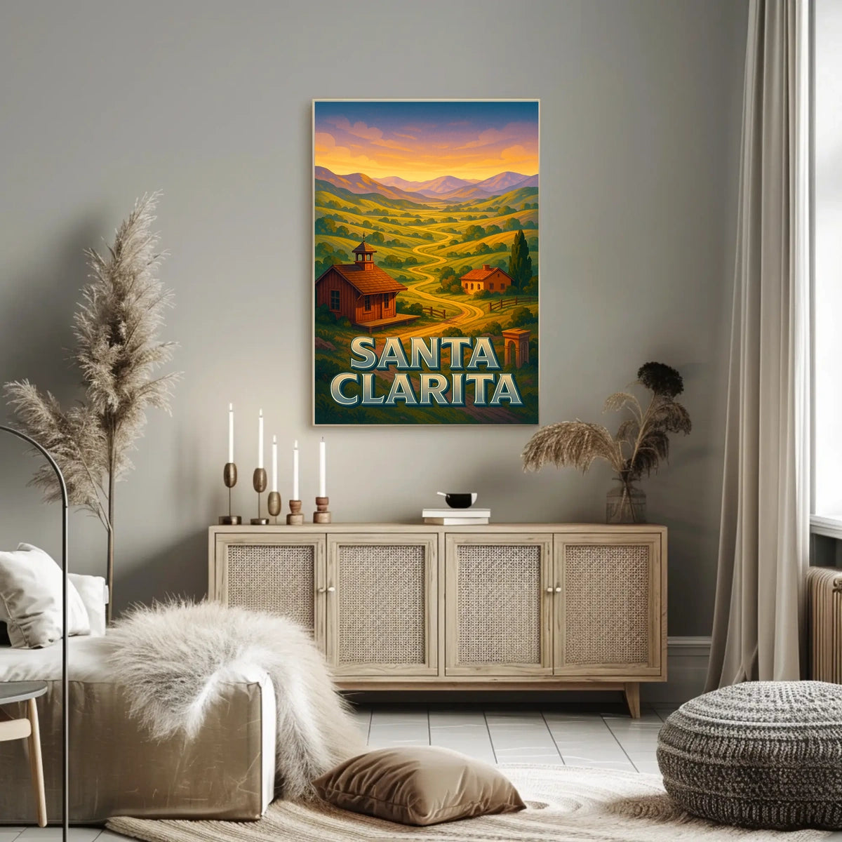 Santa Clarita Scenic Landscape Poster