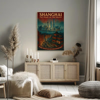 Shanghai The Pearl of the Orient Poster