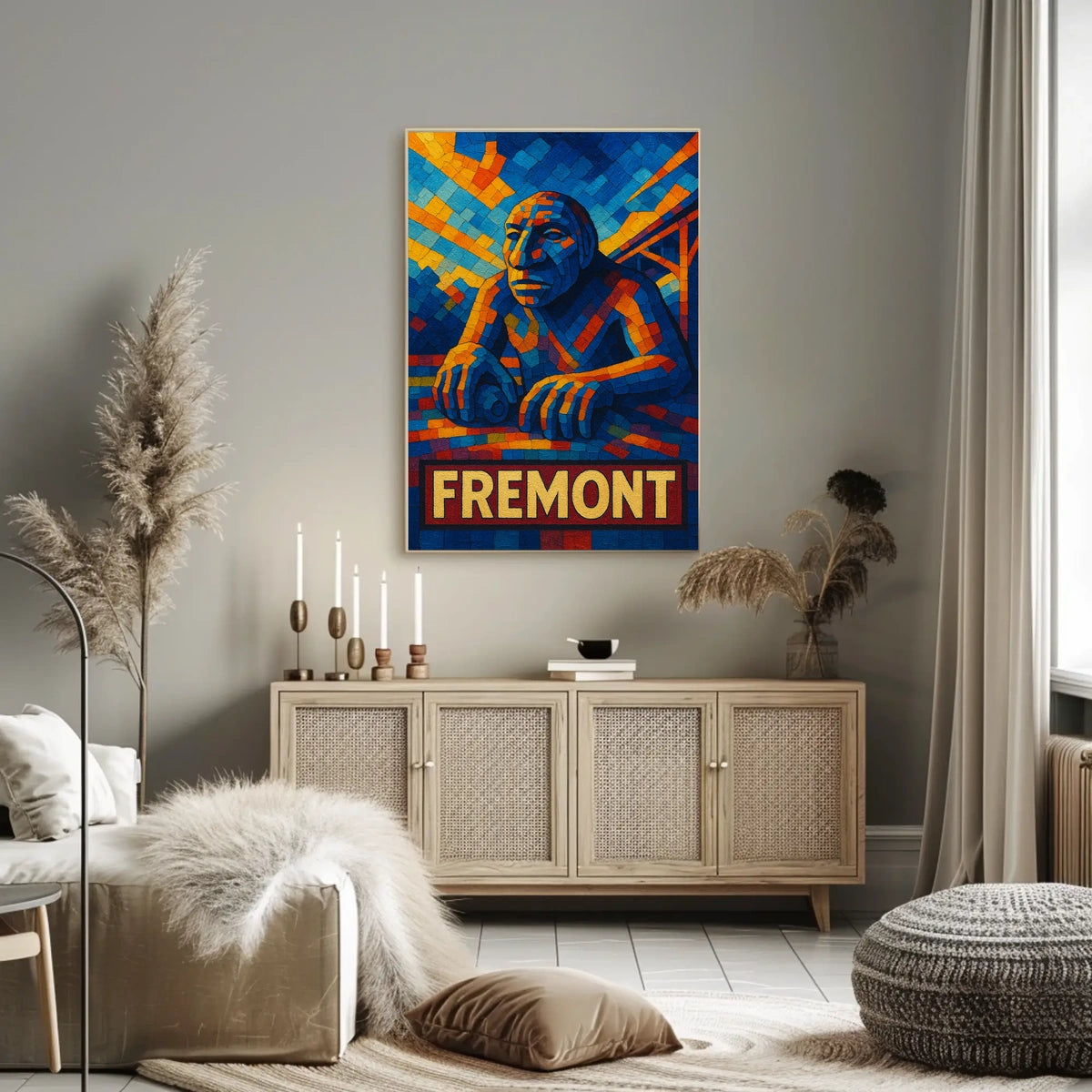 Fremont Mosaic Art Poster