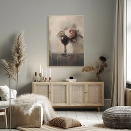 Rose in a Glass Poster