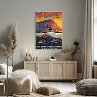 Fly To Hawaii By Clipper Poster