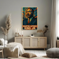 Martin Luther King Jr. A Visionary Poster
