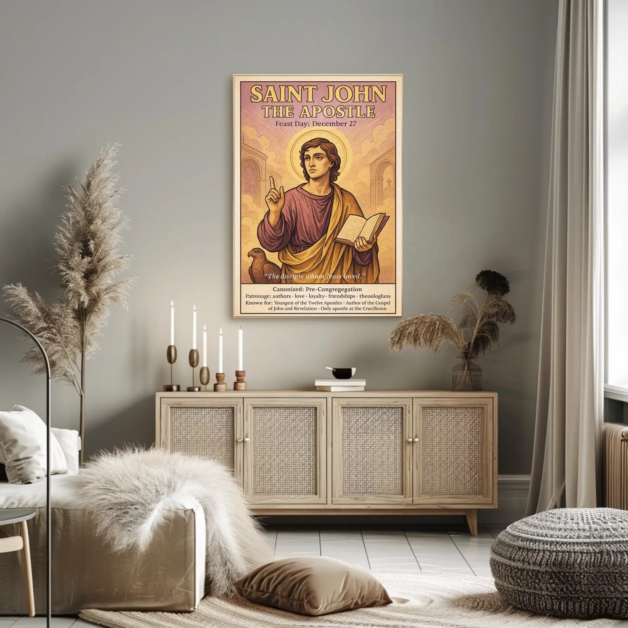 Saint John the Apostle Poster PosterGoat