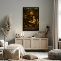 St. Anthony Reverence: Classical Spiritual Heritage Poster PosterGoat