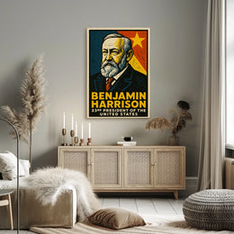 Benjamin Harrison 23rd President Poster