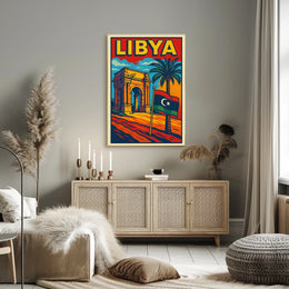 Libya Travel Poster