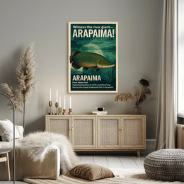 Arapaima: Amazon's Air-Breathing Giant Fish Poster
