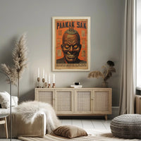 Paakak Sak Vintage Horror Vintage Poster