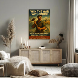 World War II Labor Contribution Poster