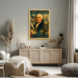 John Adams 2nd President Poster